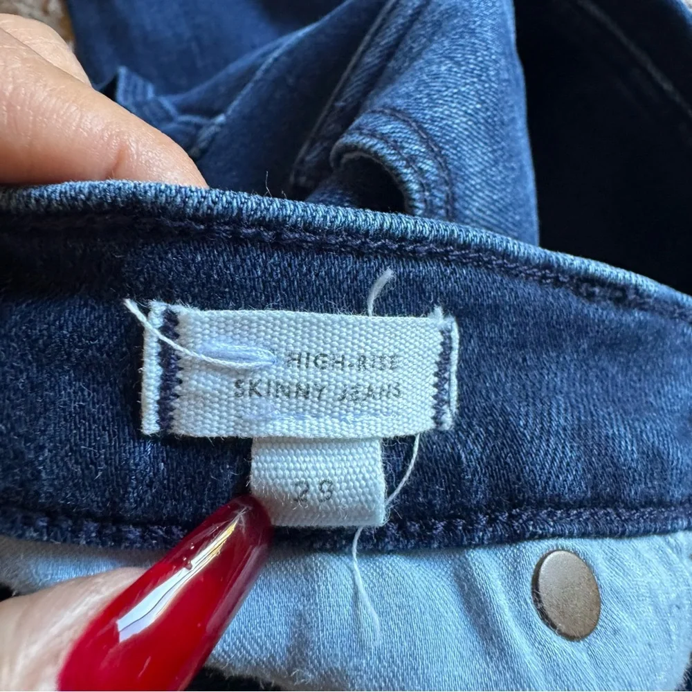 Madewell High Rise Dark Blue Jeans
